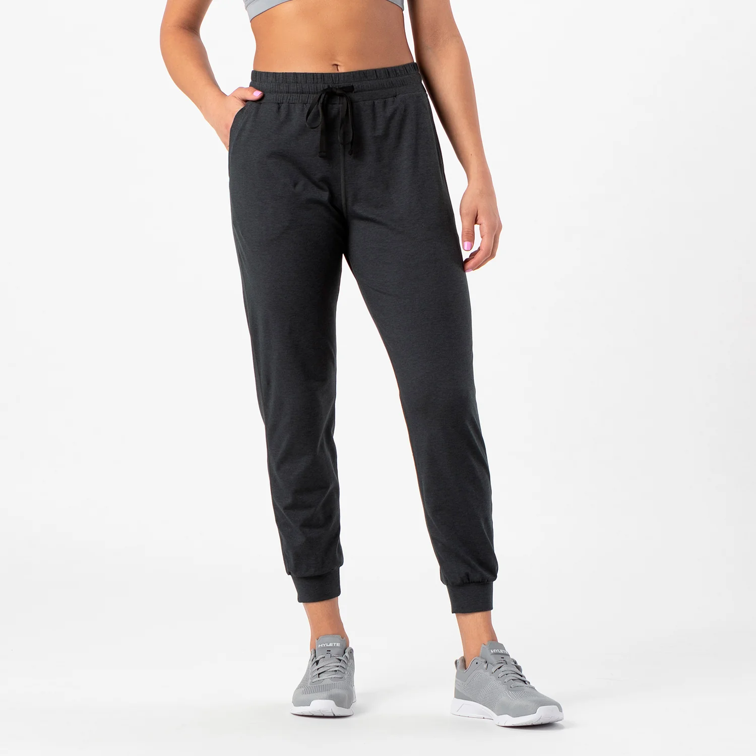 Aurora Jogger Heather Black - Image 3