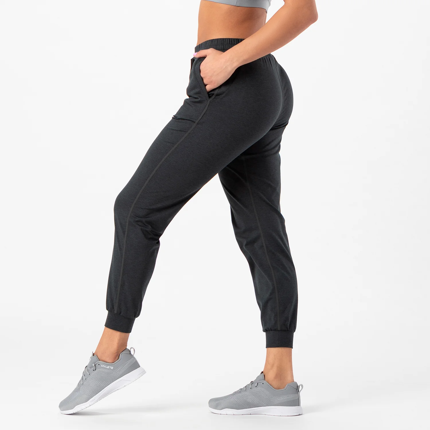 Aurora Jogger Heather Black - Image 6