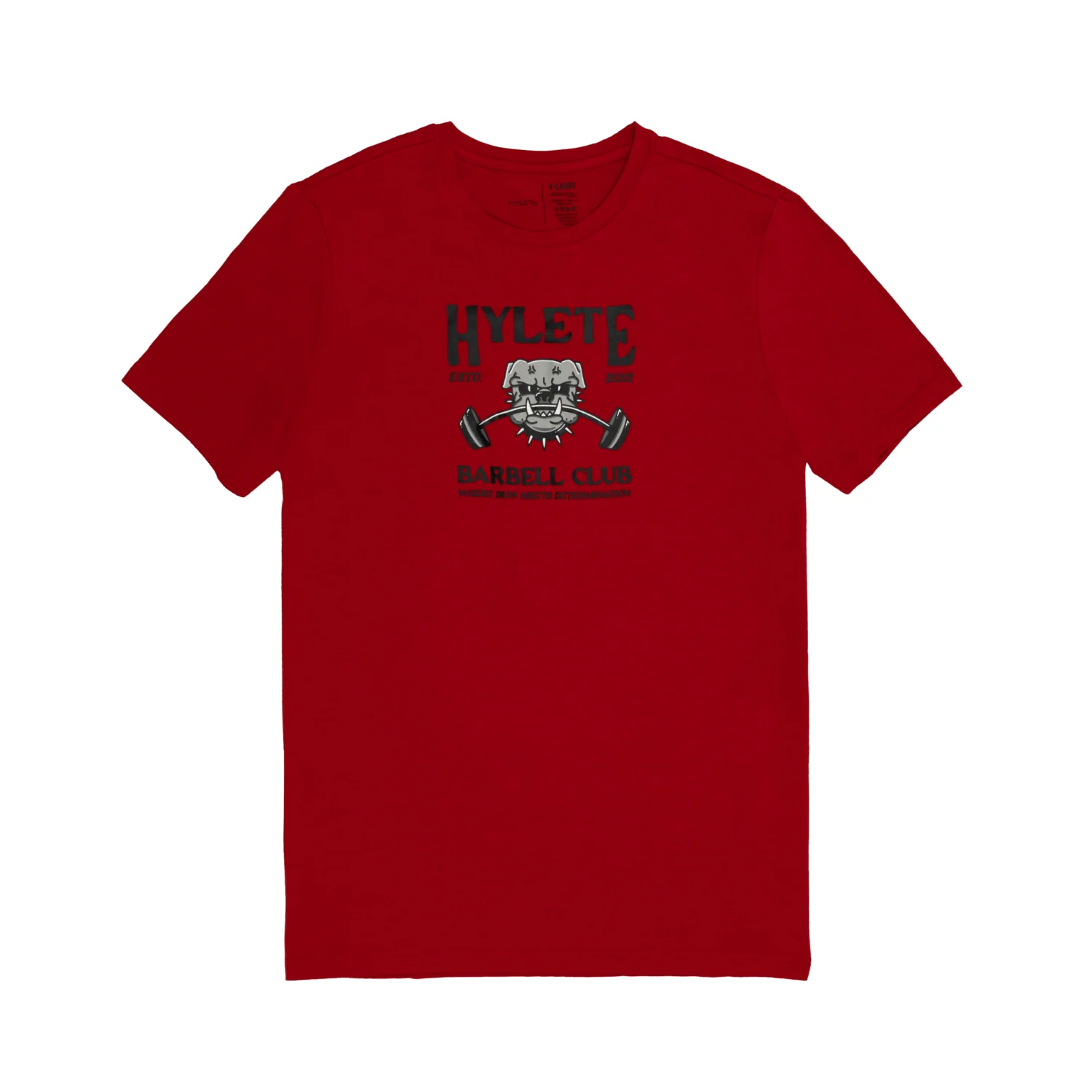 Barbell Club HY-Blend Crew Tee Crimson Red