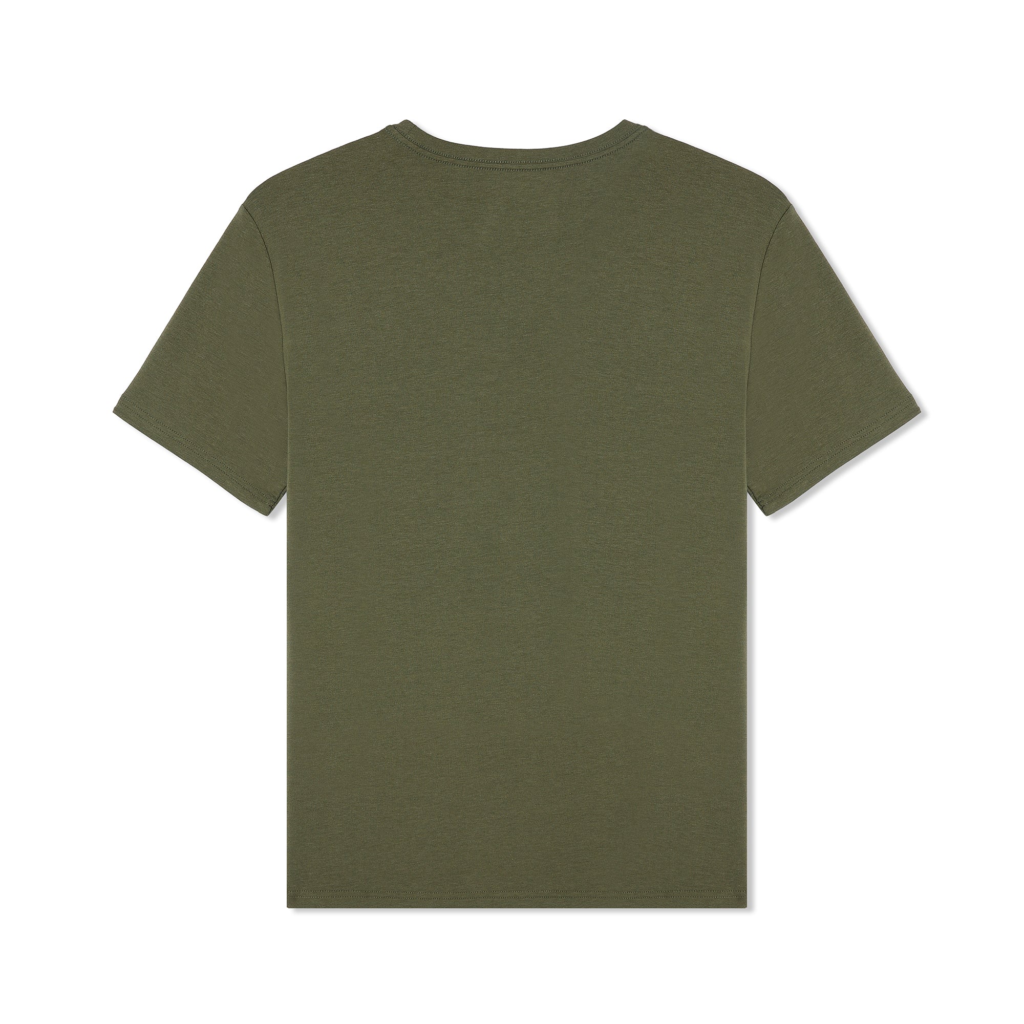 Camo Icon HY-Blend Crew Tee Olive Green - Image 4