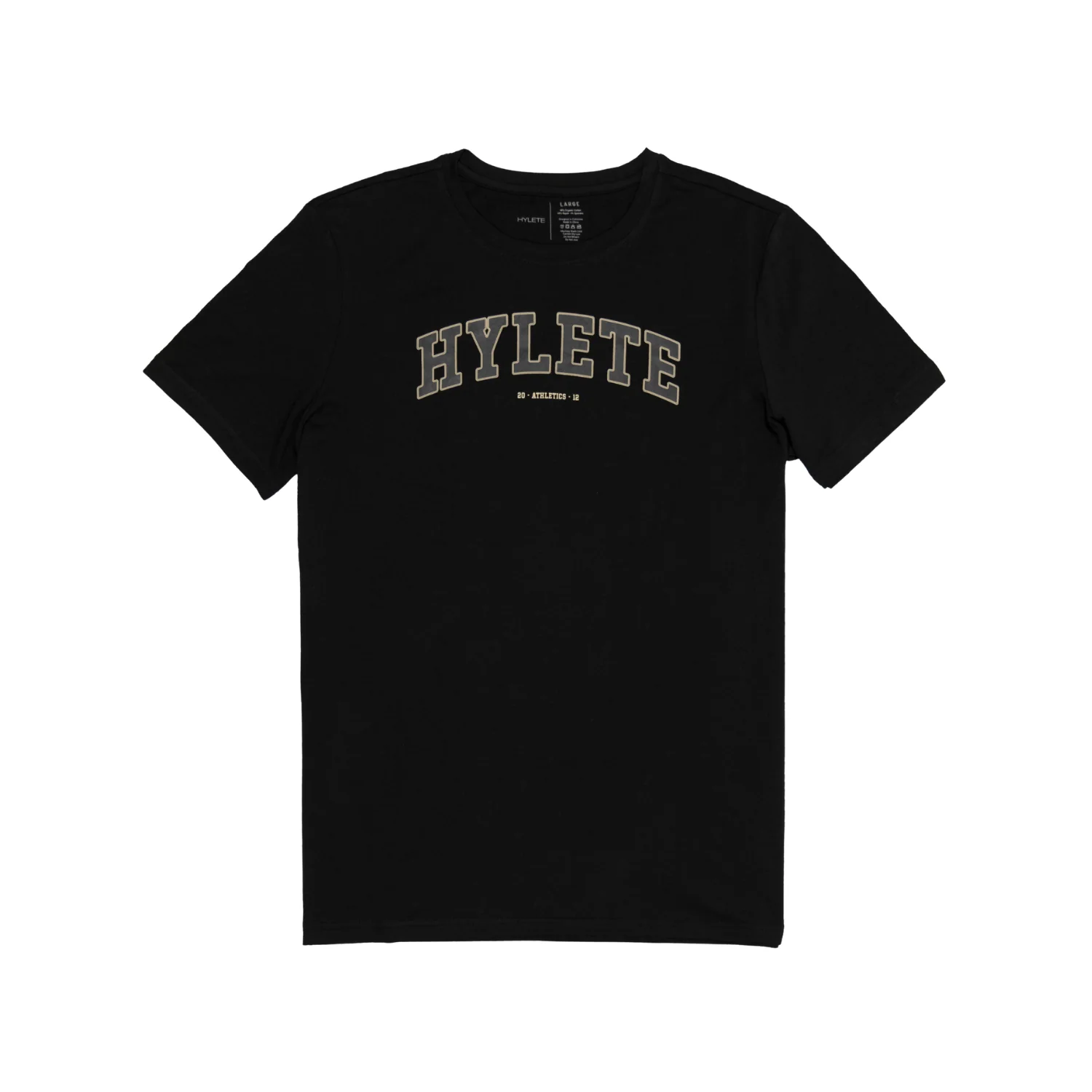HYLETE 12 HY-Blend Crew Tee Black