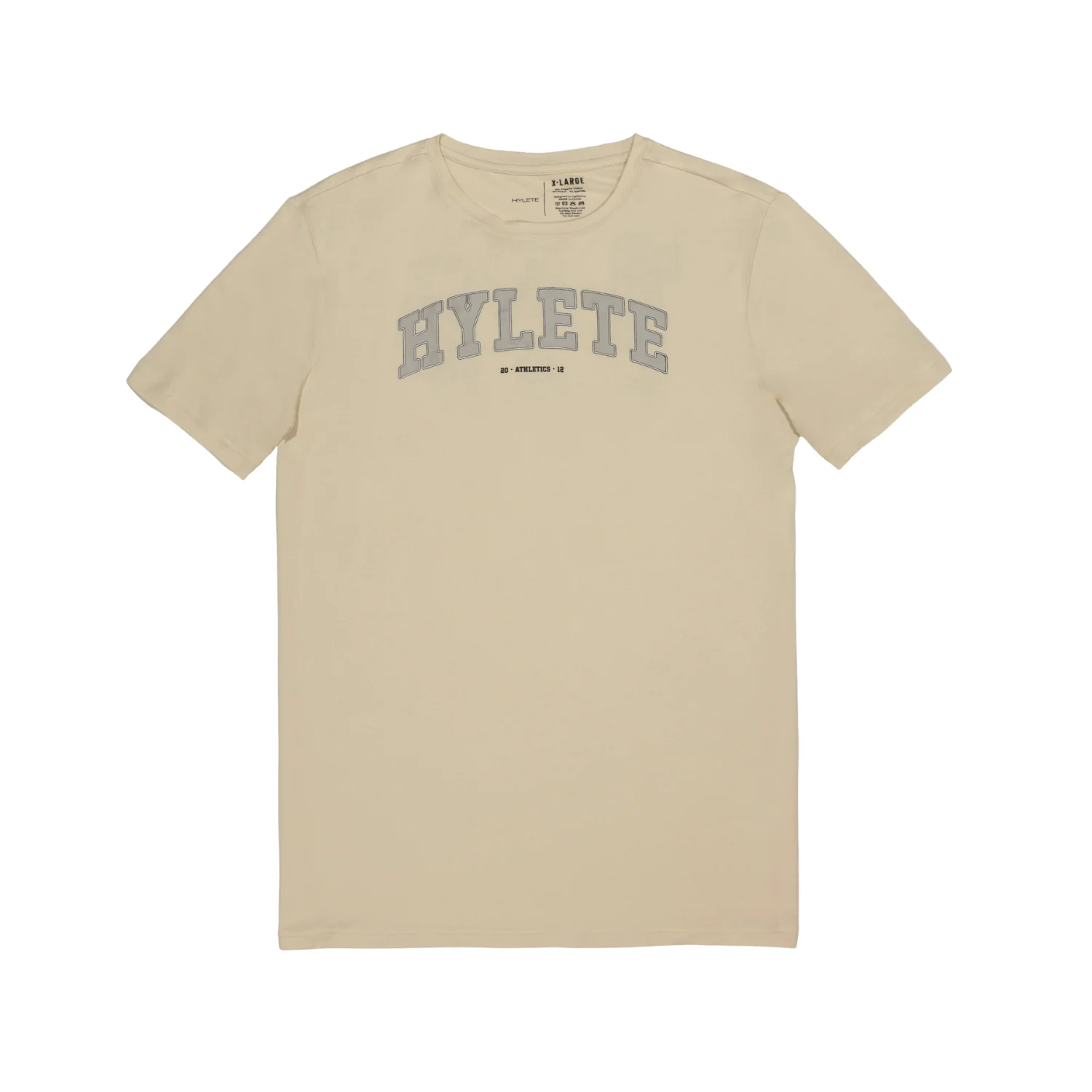 HYLETE 12 HY-Blend Crew Tee Bone White