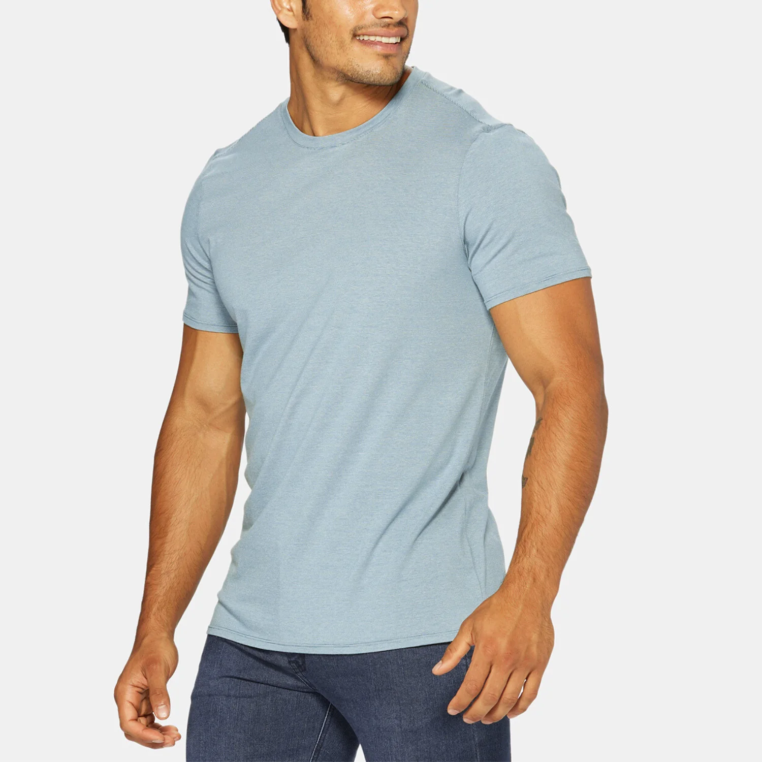 Icon II Crew Tee Sky Blue