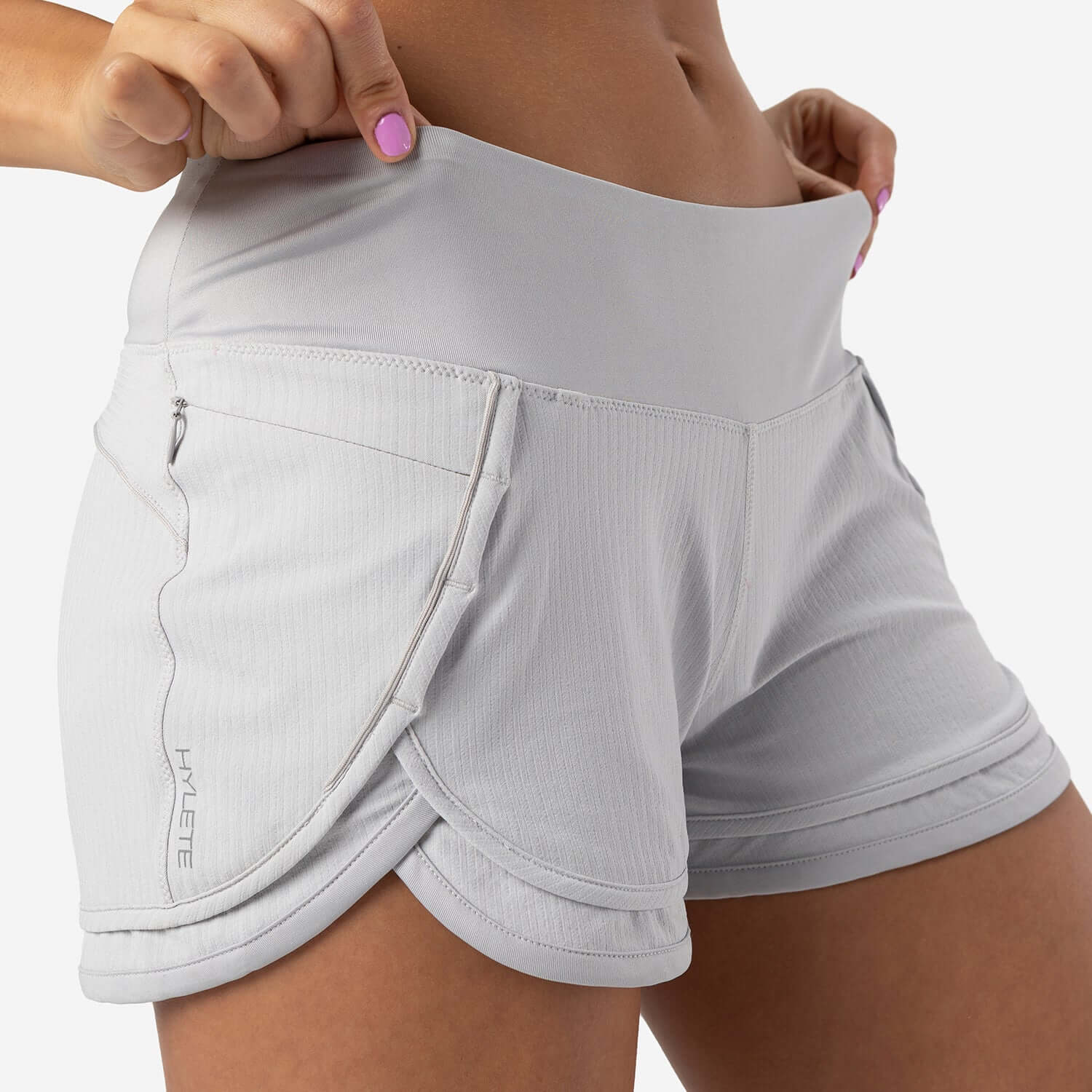 Iris Lined Short Silver - Image 4
