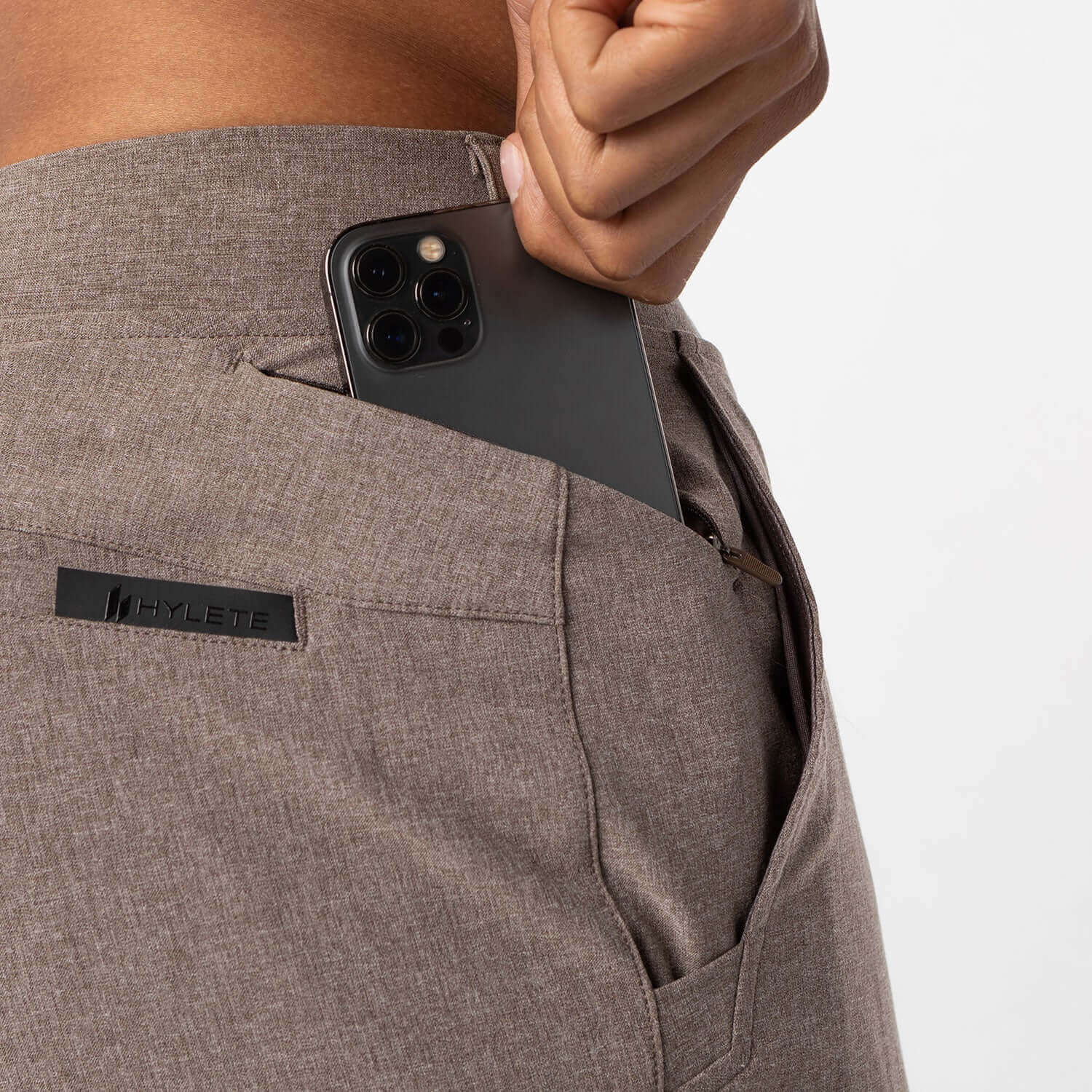 Levo Short Heather Earth Brown - Image 5