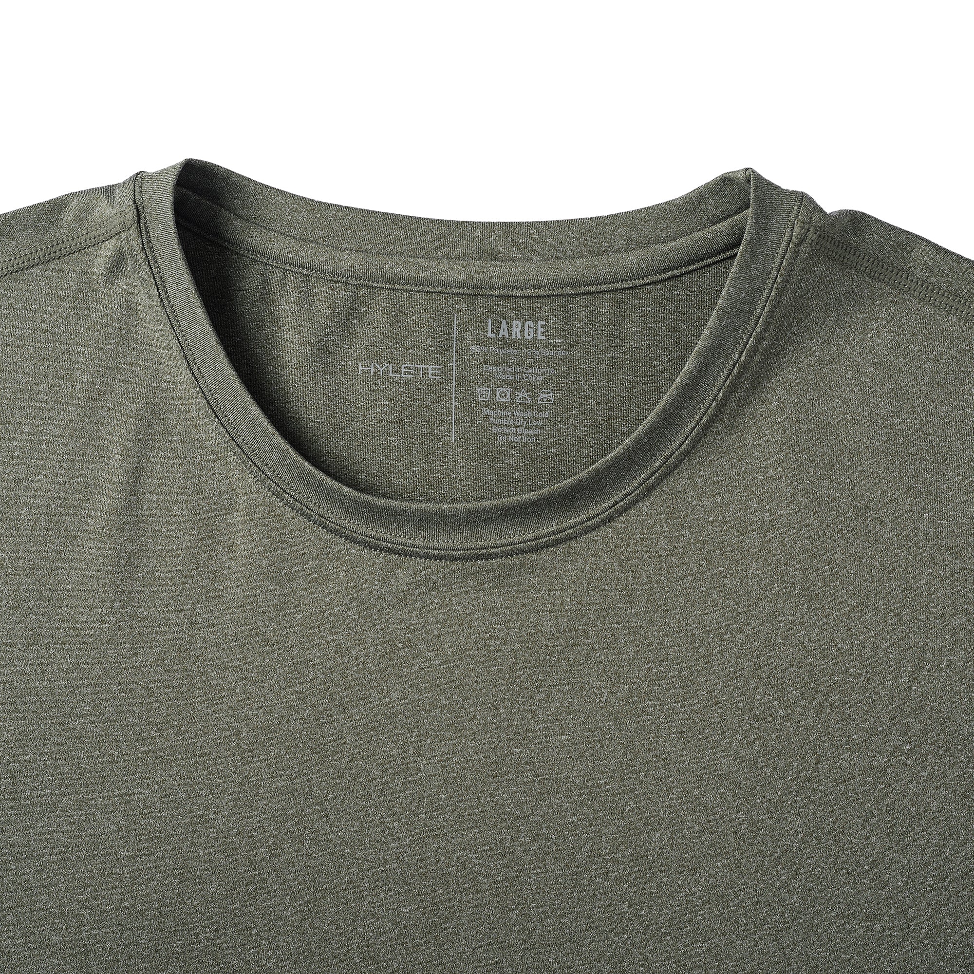 Nexus Crew Tee Heather Olive - Image 4