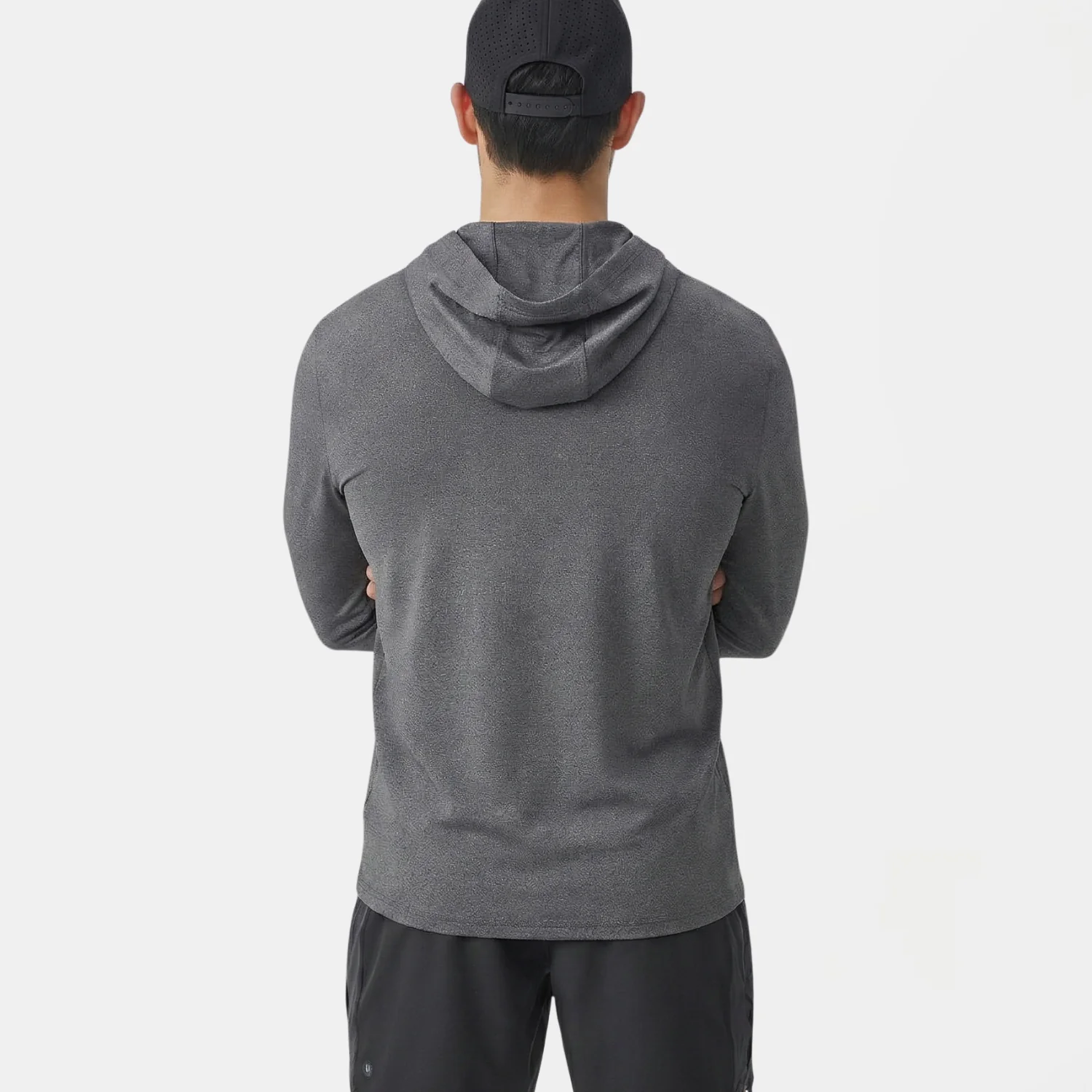 Nexus Hoodie Heather Black - Image 5