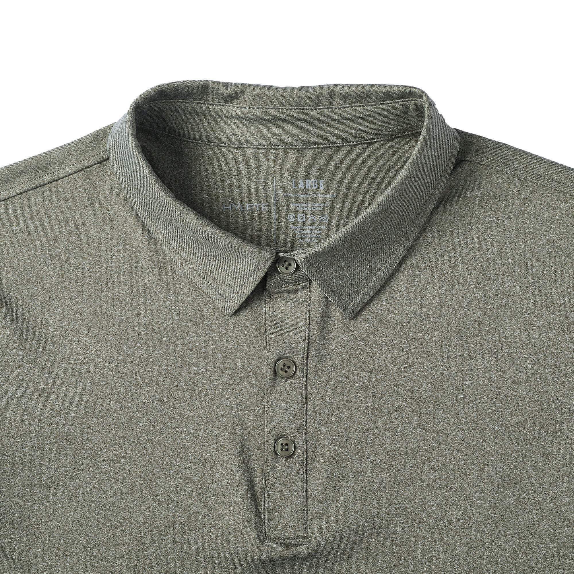 Nexus Polo Heather Olive - Image 4
