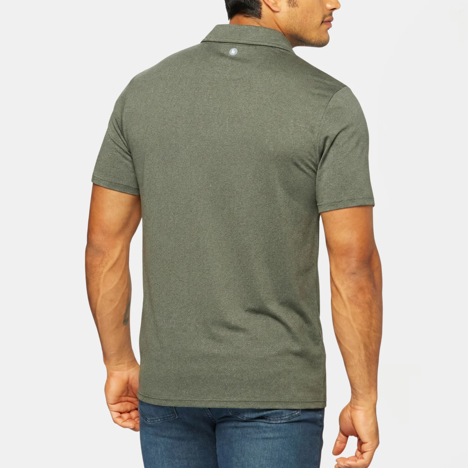Nexus Polo Heather Olive - Image 5