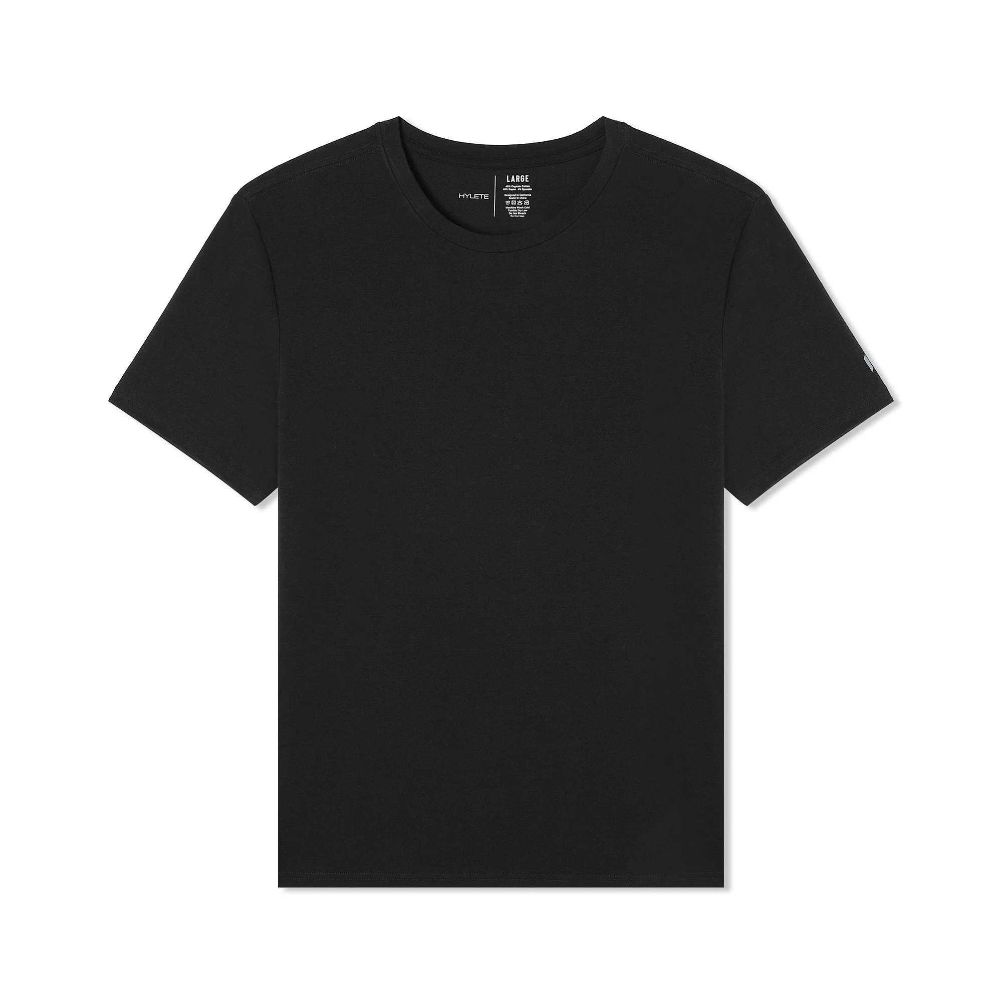 Minimalist HY-Blend Crew Tee Black - Image 2