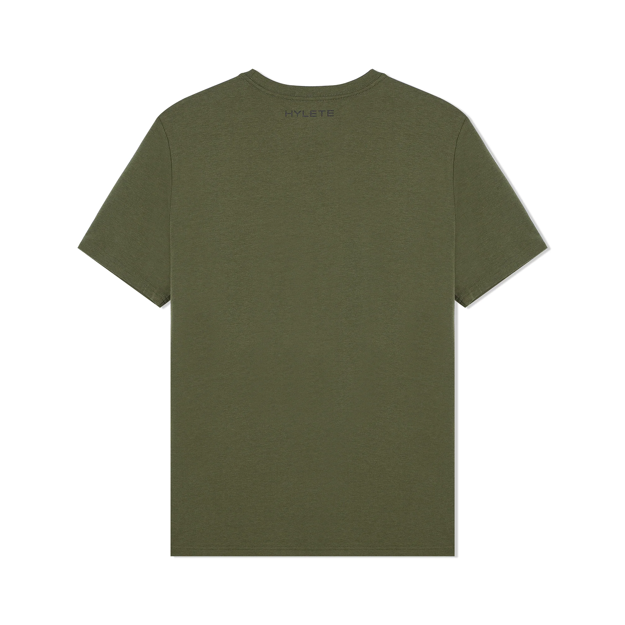 Minimalist HY-Blend Crew Tee Olive Green - Image 4