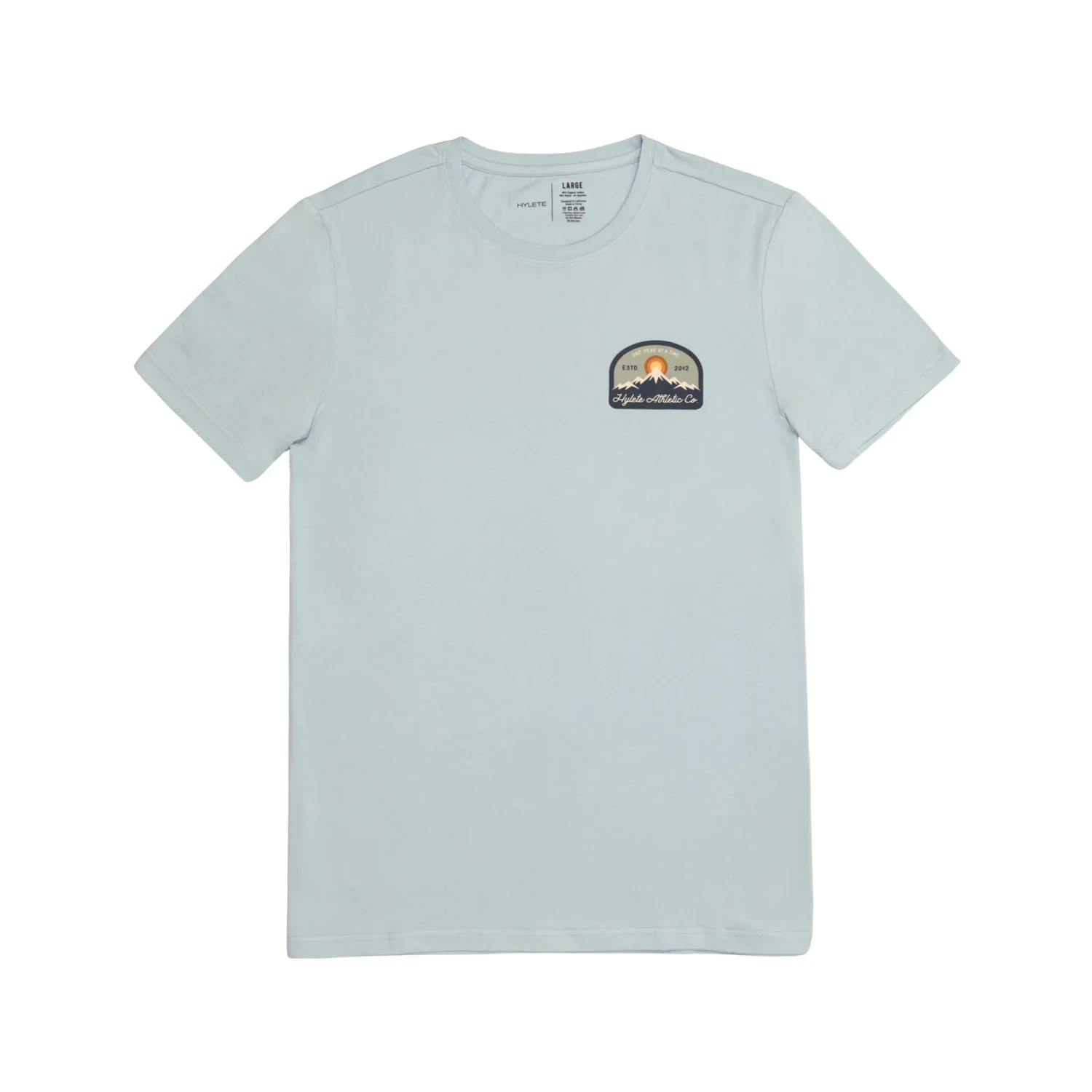 One Peak HY-Blend Crew Tee Sky Blue