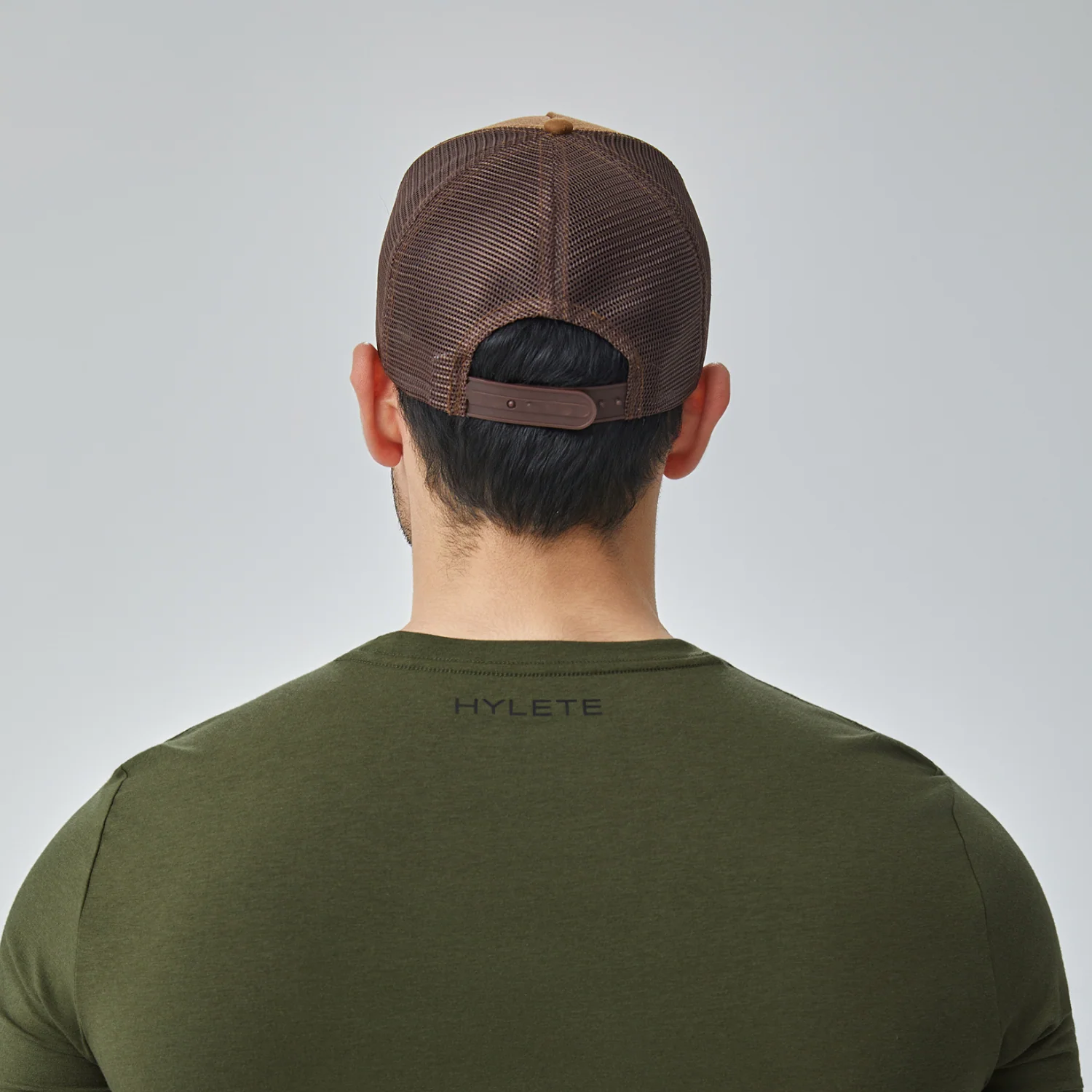 One Peak Trucker Hat Raw Umber - Image 3