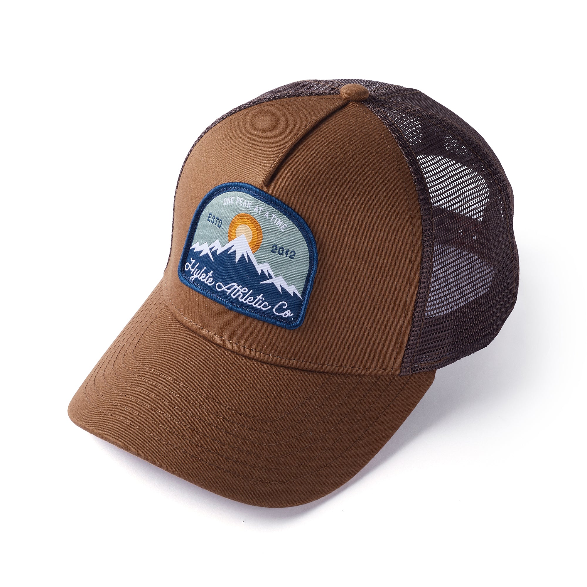 One Peak Trucker Hat Raw Umber - Image 4
